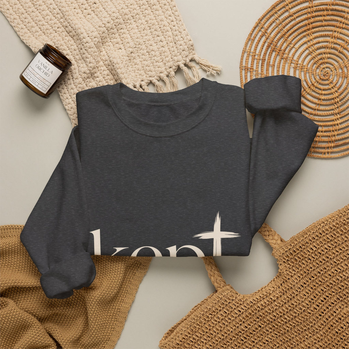 Kept Sweatshirt — Christian Inspirational Crewneck (Jude 1:1)