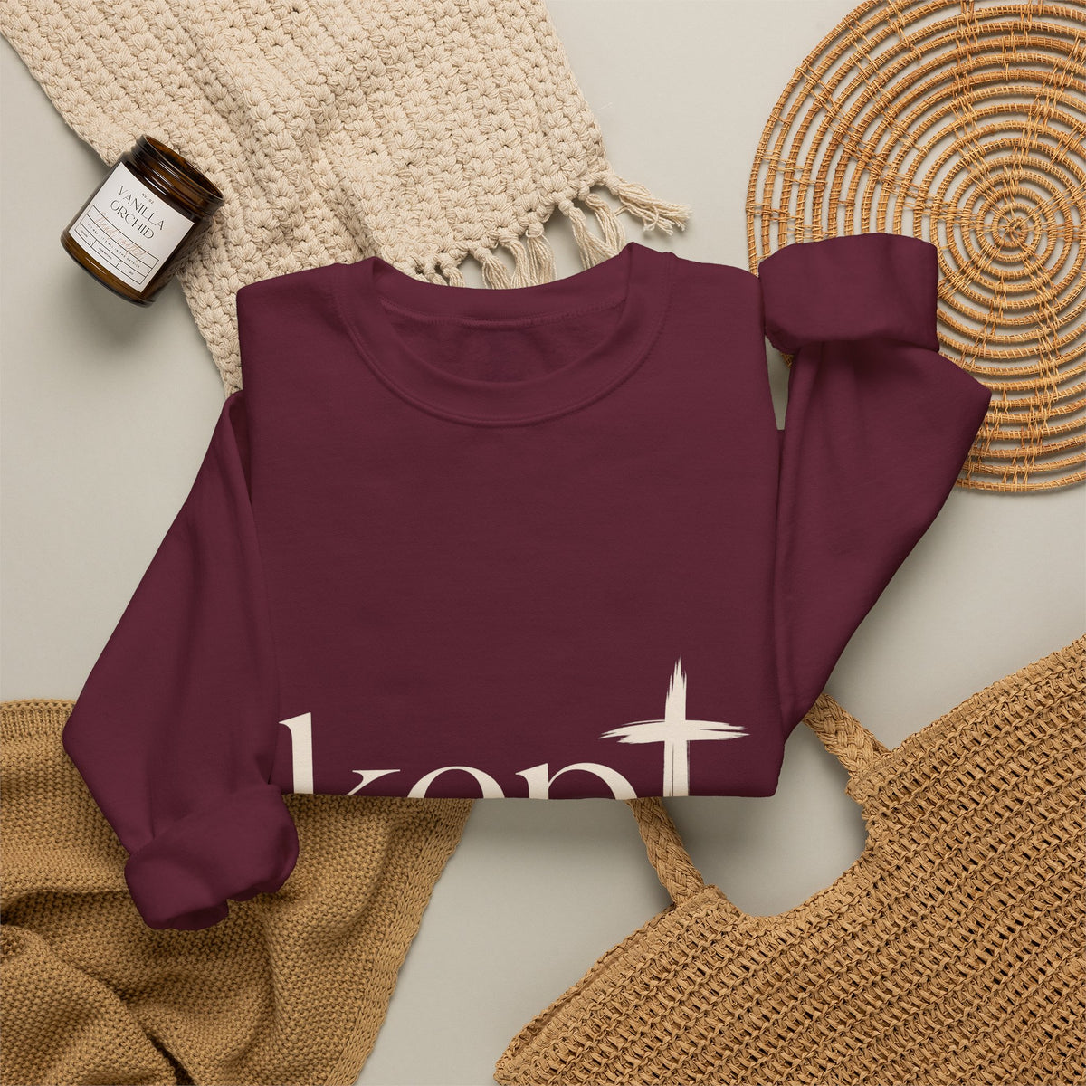 Kept Sweatshirt — Christian Inspirational Crewneck (Jude 1:1)