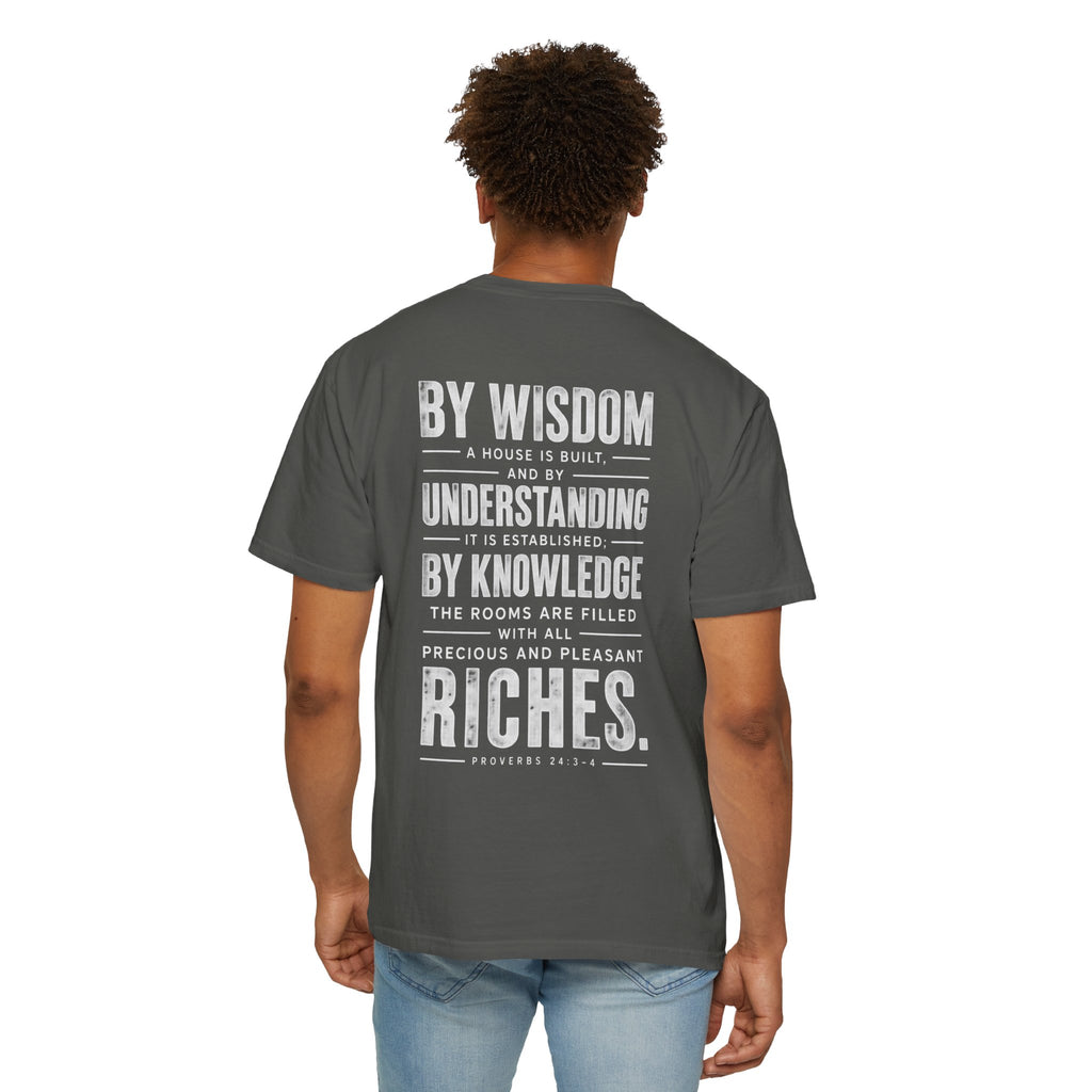 Proverbs 24:3-4 Scripture T-Shirt