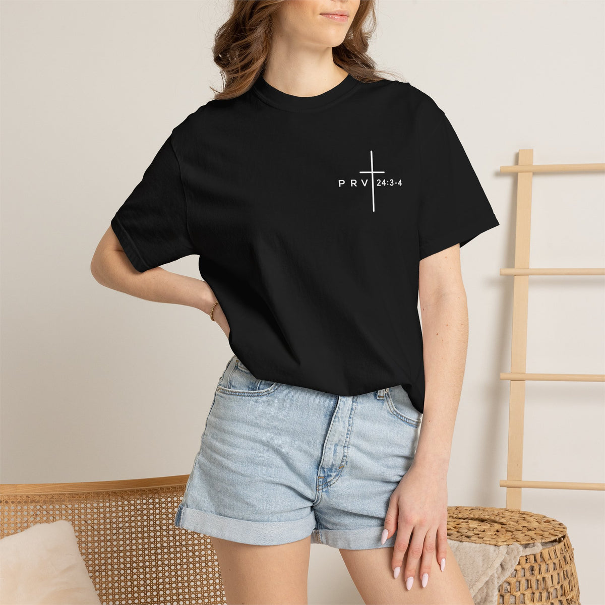 Proverbs 24:3-4 Scripture T-Shirt