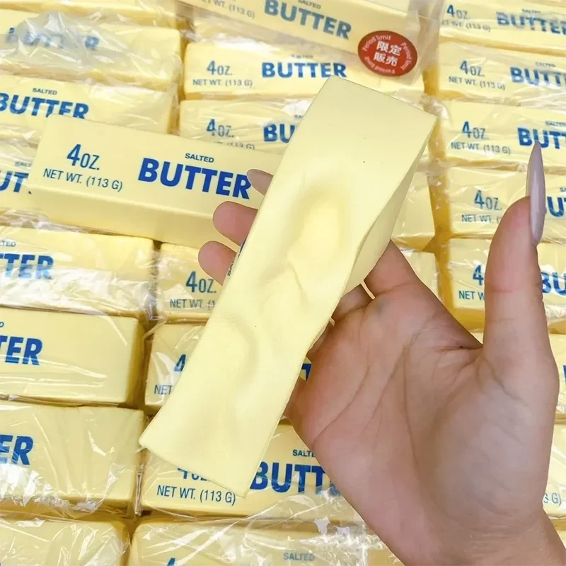 Butter Shape Squishy Fidget Toy