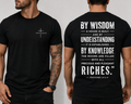 Proverbs 24:3-4 Scripture T-Shirt