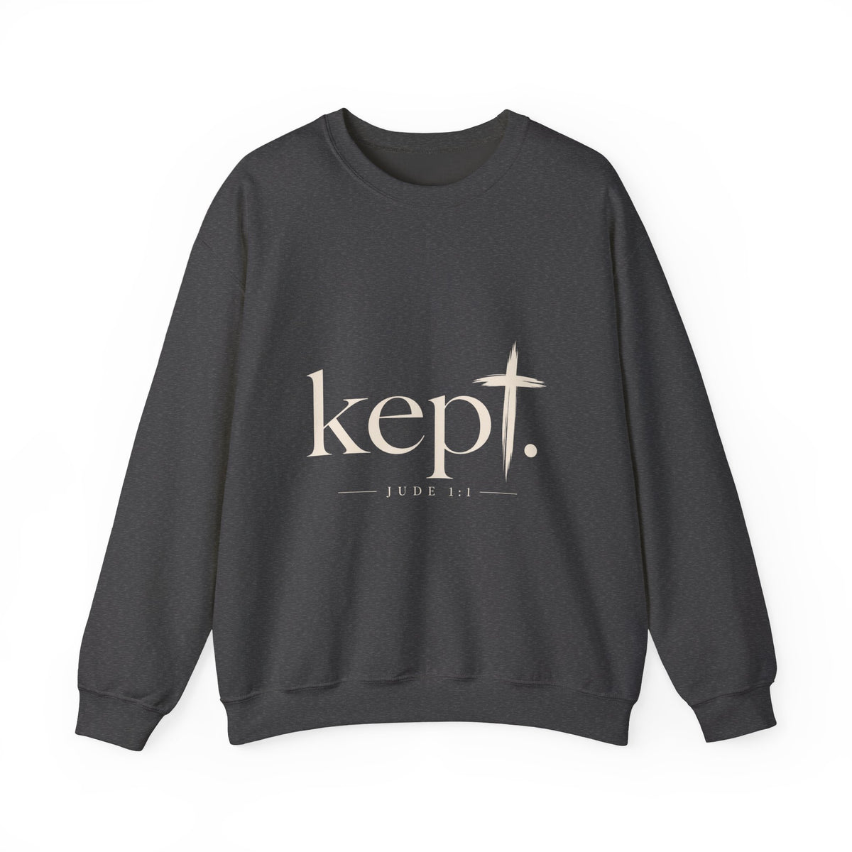 Kept Sweatshirt — Christian Inspirational Crewneck (Jude 1:1)
