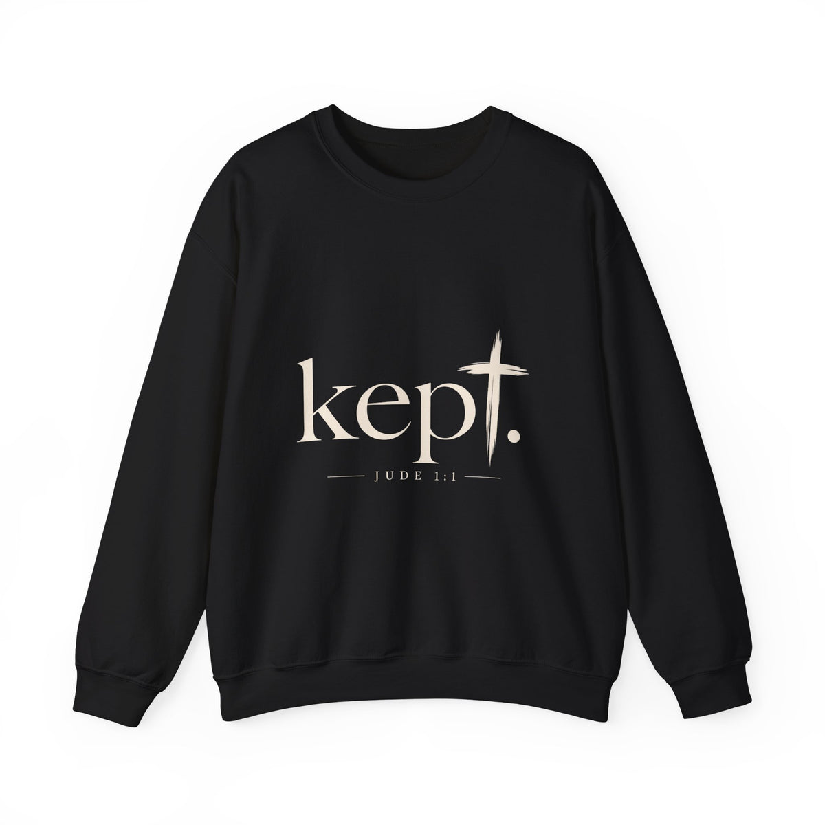 Kept Sweatshirt — Christian Inspirational Crewneck (Jude 1:1)