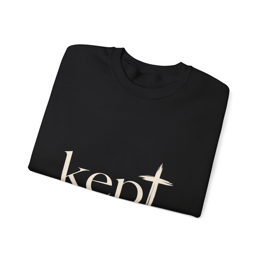 Kept Sweatshirt — Christian Inspirational Crewneck (Jude 1:1)